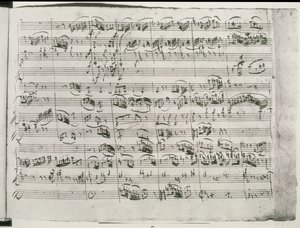 Trío en sol mayor para violín, clavecín y violonchelo (K 496) 1786 (11ª página)